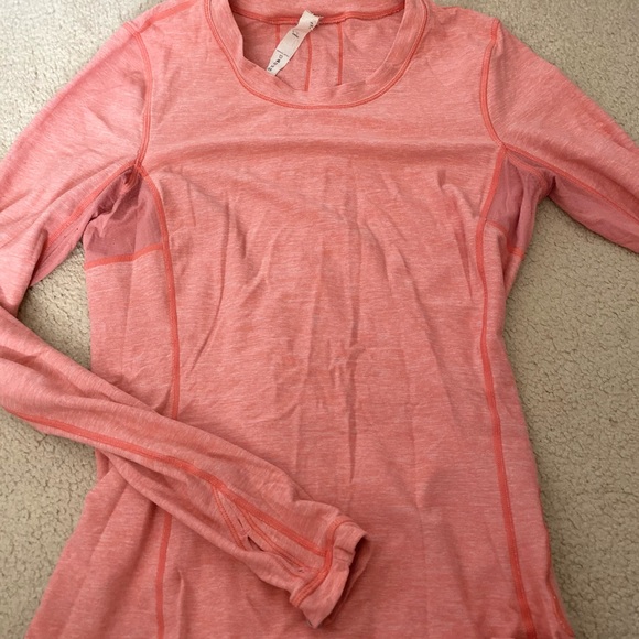 Vintage Lulu salmon long sleeve with back detail